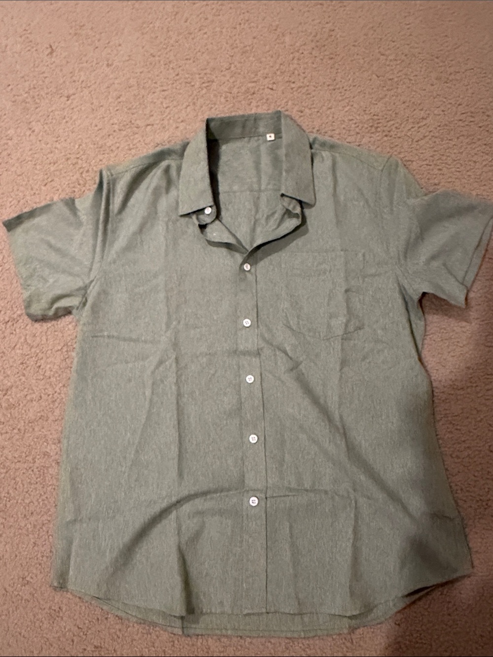 Men's Short Sleeve Button-Up Shirt